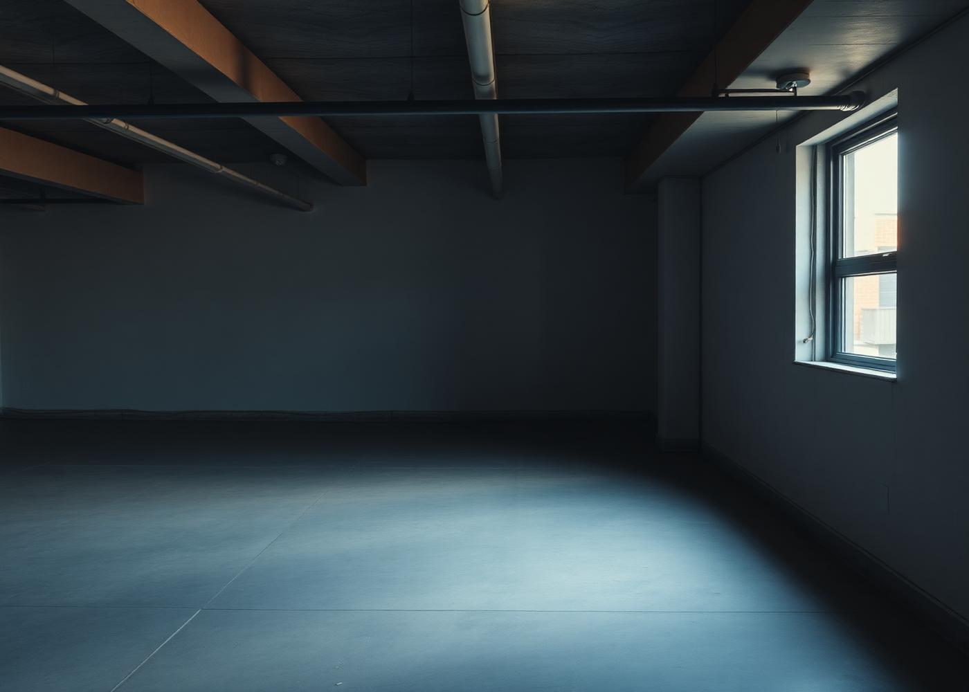 A spotless basement after a Mini Muscle cleanout